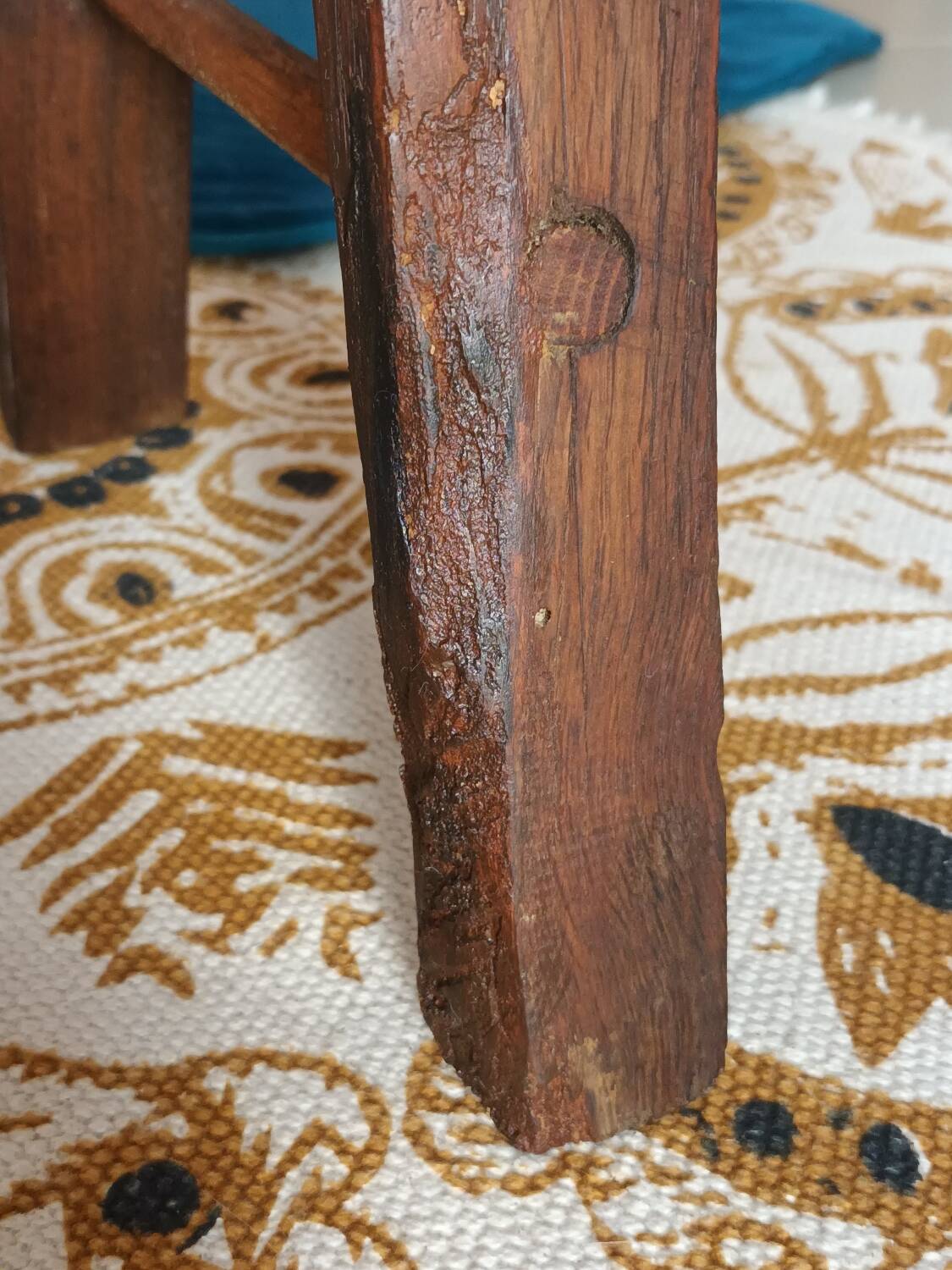 Pair of old oak country benches