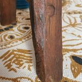 Pair of old oak country benches