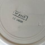 5 flat plates in St Amand "Jane" iron clay