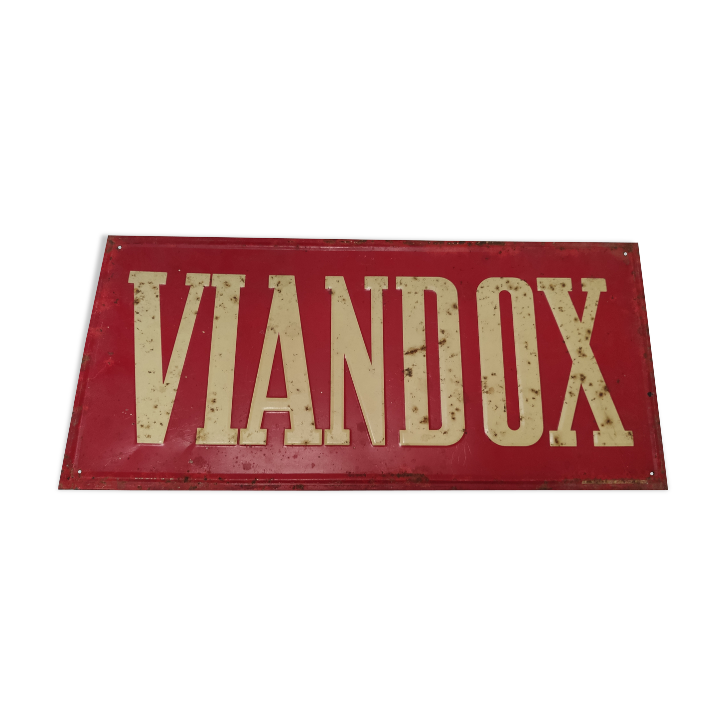 Viandox advertising plate