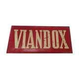 Viandox advertising plate