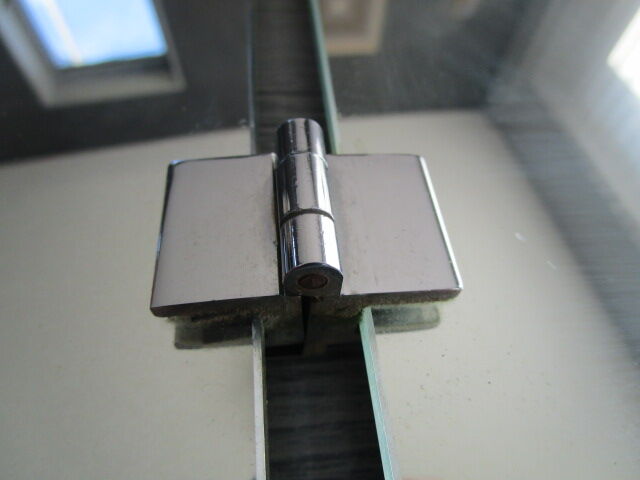 Old wall triptych mirror