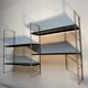 Metal wall shelf