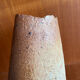 Jacques Lacheny, chamotte stoneware vase, brutalist, Puisaye