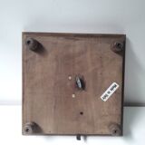 Vintage wooden and earthenware musical trivet (La vie en rose)