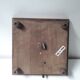 Vintage wooden and earthenware musical trivet (La vie en rose)