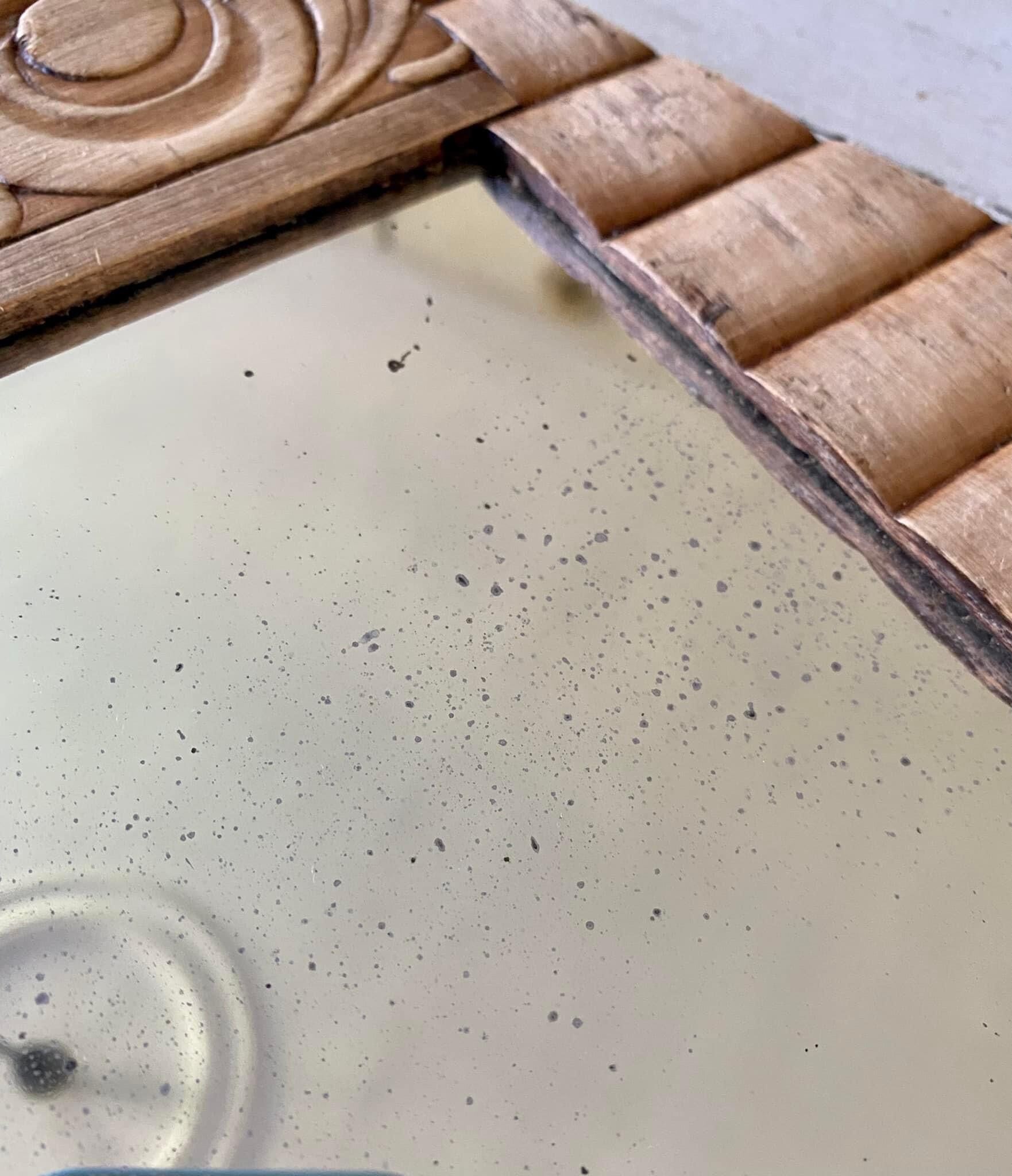 Wooden mirror 30s