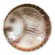 Plate Sarreguemines fish decoration