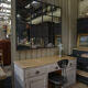Countertop in gray patinated fir 1960