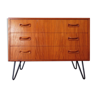 Dresser foot metal by G plan teak
