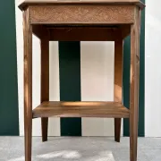Art Deco side table in wood