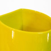 Yellow Ceramic Vase-portaombrelli from Gabbianelli, Italy, 1970s
