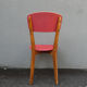 old vintage red chair