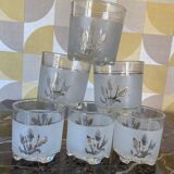 Whiskey glasses and ice bucket