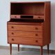 Secrétaire scandinave en teck - MSE Mobler 1960