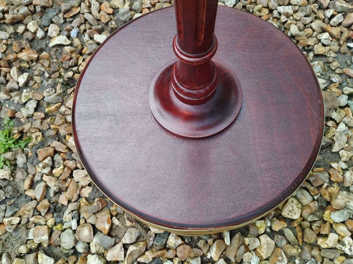 Table de chevet plateau marbre style louis xvi