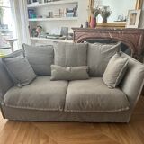 Sofa Paros 2 places Linen Gray