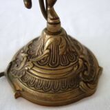 Art Deco brass cherub or angel lamp