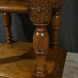 Small Solid Walnut Coffee Table, Louis-Philippe Style – Late 19th Century