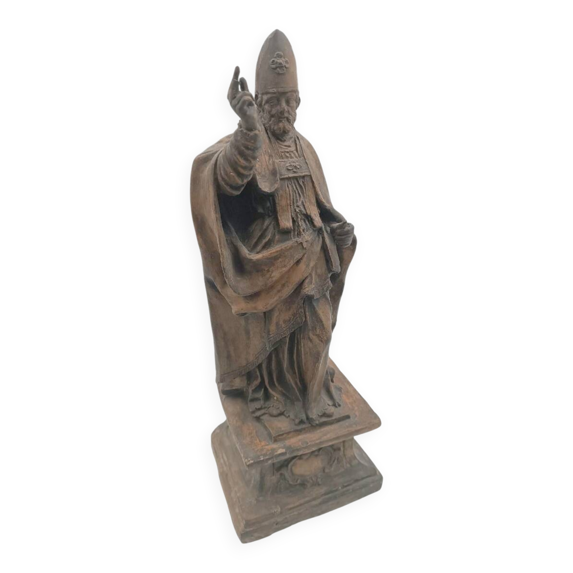 18th-century terracotta sculpture - San Petronio, Emilian school (Italy)