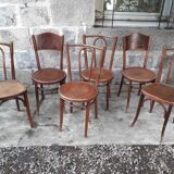 Set of 6 chairs Bistro mismatched