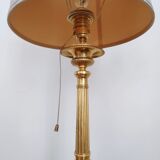 Golden metal lamp