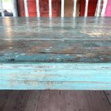 Large Indian teak coffee table