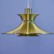 Danish hanging lamp in brass, 1970s