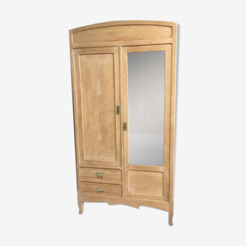 Raw wood hotel cabinet