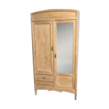 Raw wood hotel cabinet