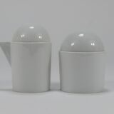 Sugar bowl and creamer postmodern Cupola by Mario Bellini for Rosenthal studio-line