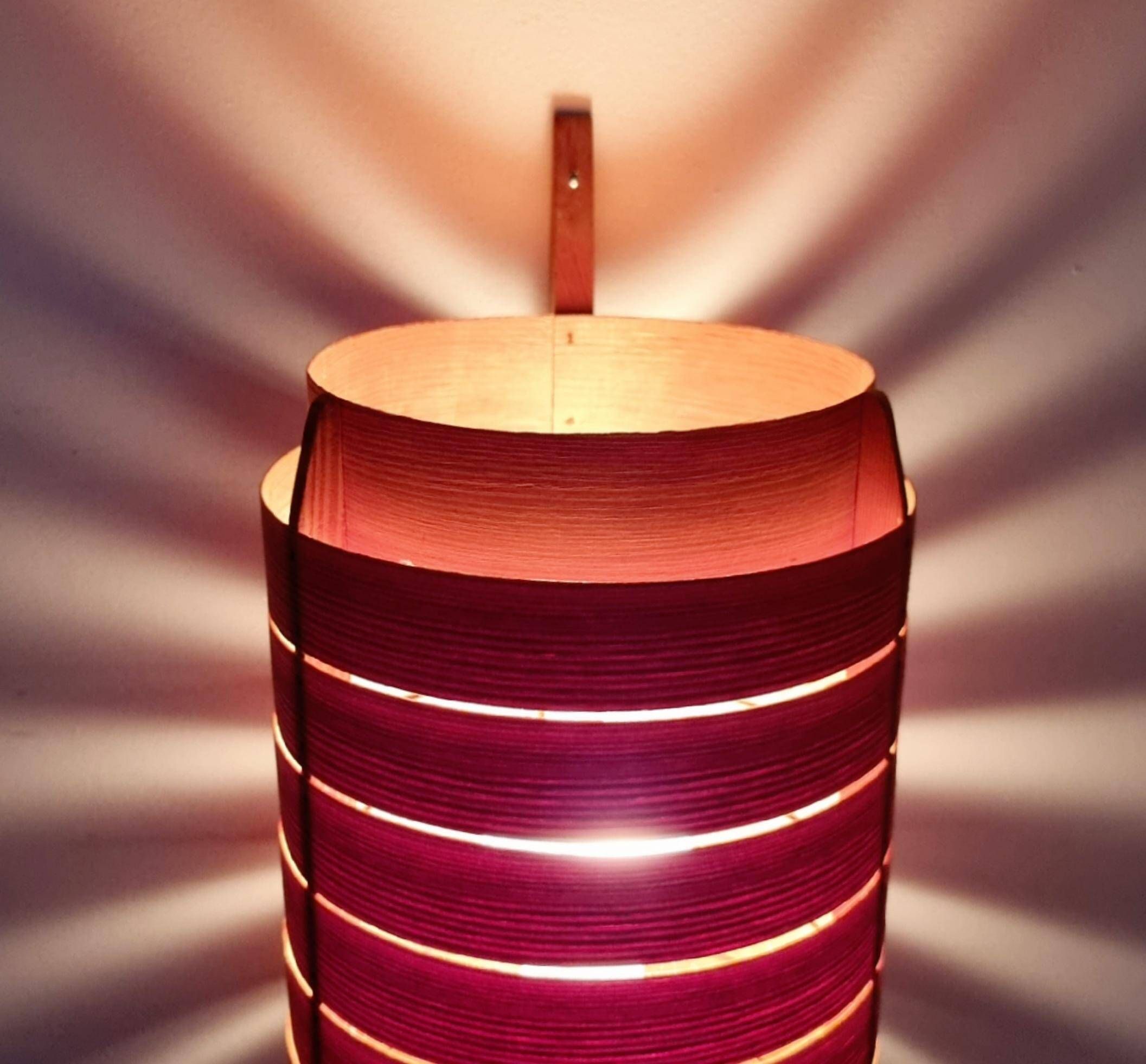 Large pine wall light by Hans Agne Jakobsson, Markaryd, Sweden, Modern Scandinavian.