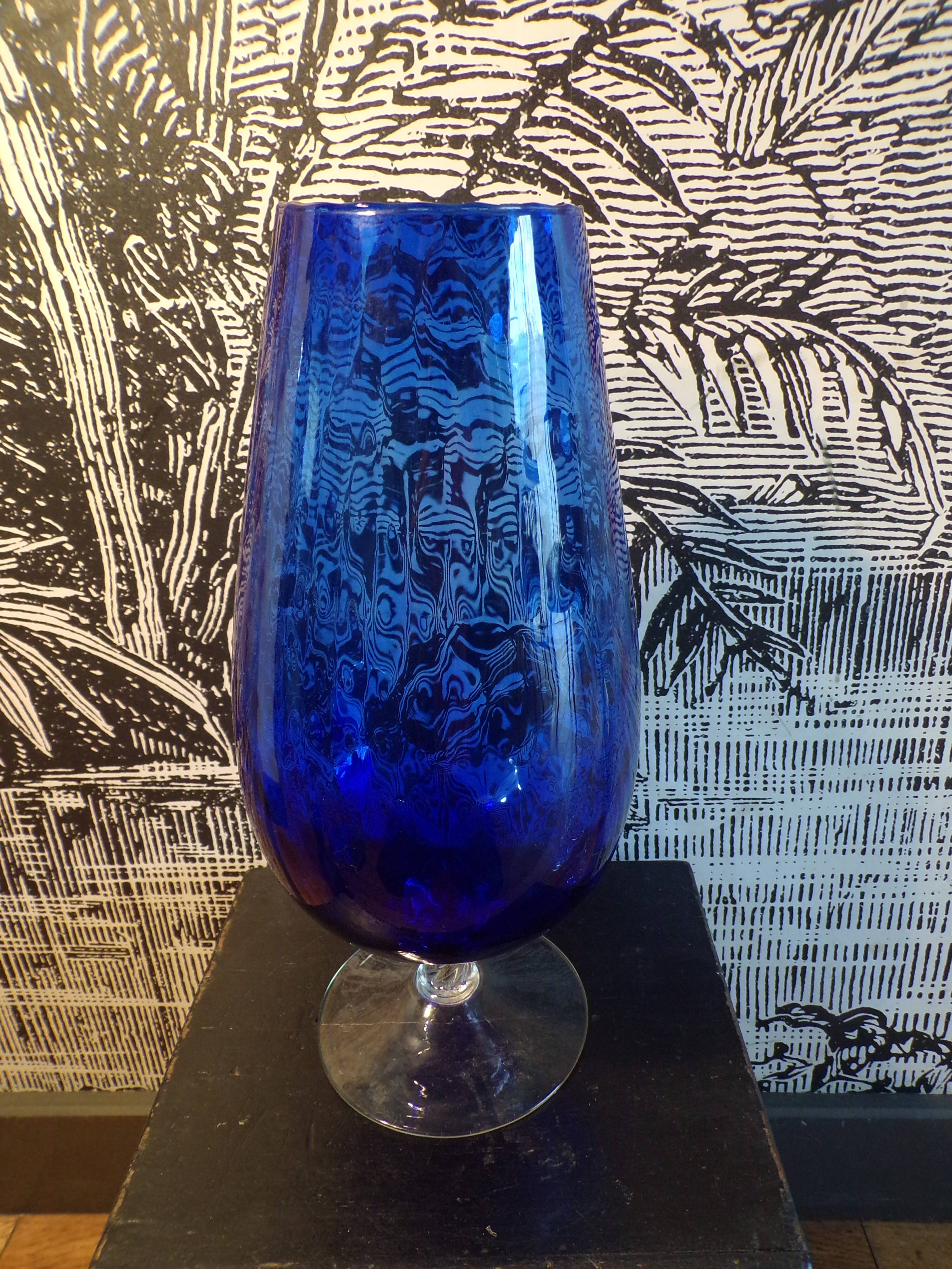 Blue Empoli vase