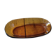 Ravier récipient en verre ambre