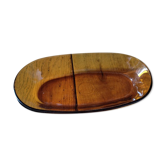 Ravier récipient en verre ambre