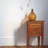 Directoire style curtain bedside table