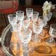 Lot de 11 Verres à liqueur en cristal