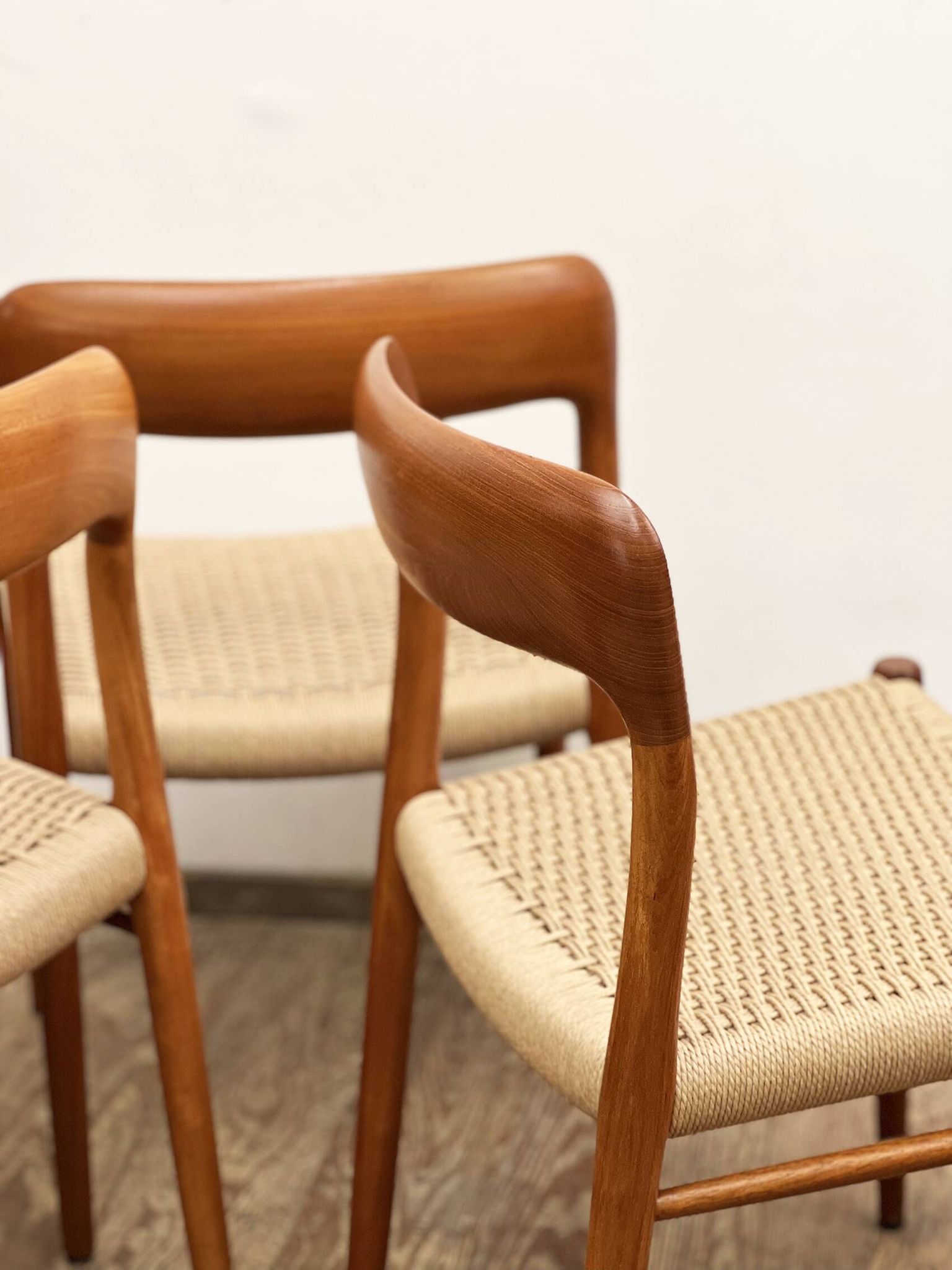 Set of 6 dining chairs by Niels O. Møller for J.L. Mollers
