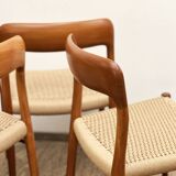Set of 6 dining chairs by Niels O. Møller for J.L. Mollers
