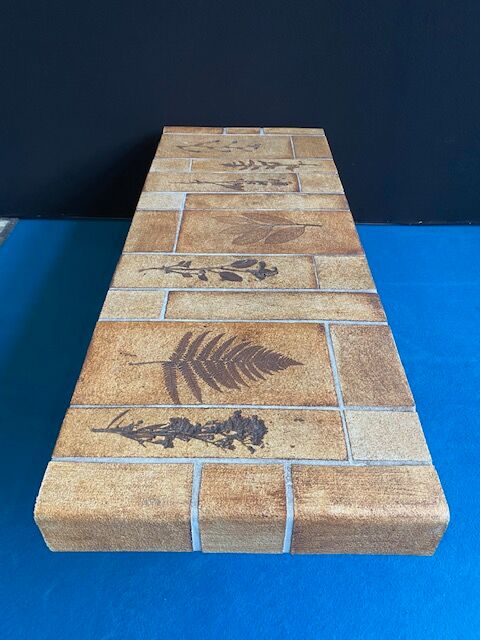 Roger Capron's "herbarium" table of the 60s/70s