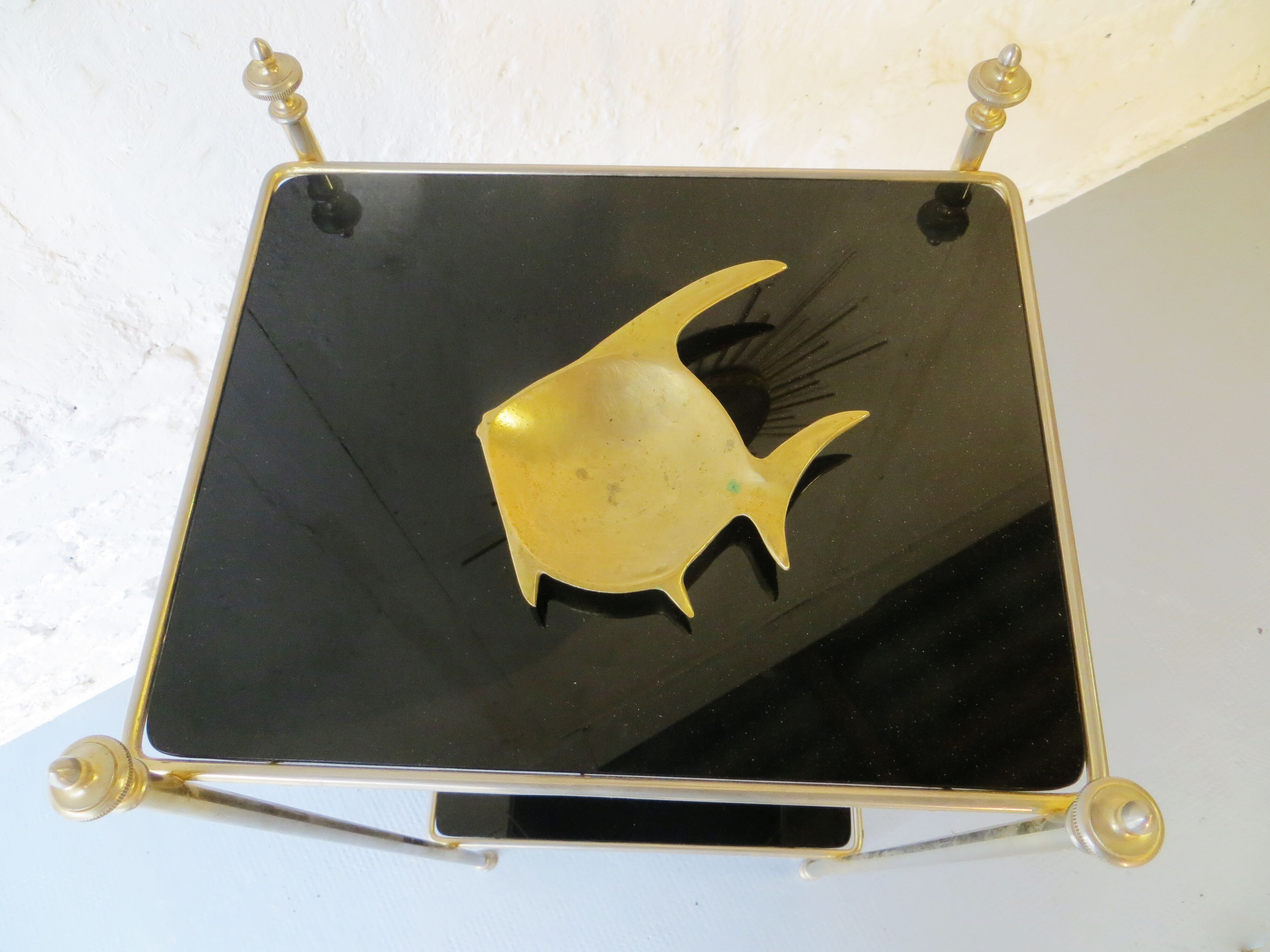 Vintage brass ashtray