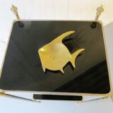 Vintage brass ashtray