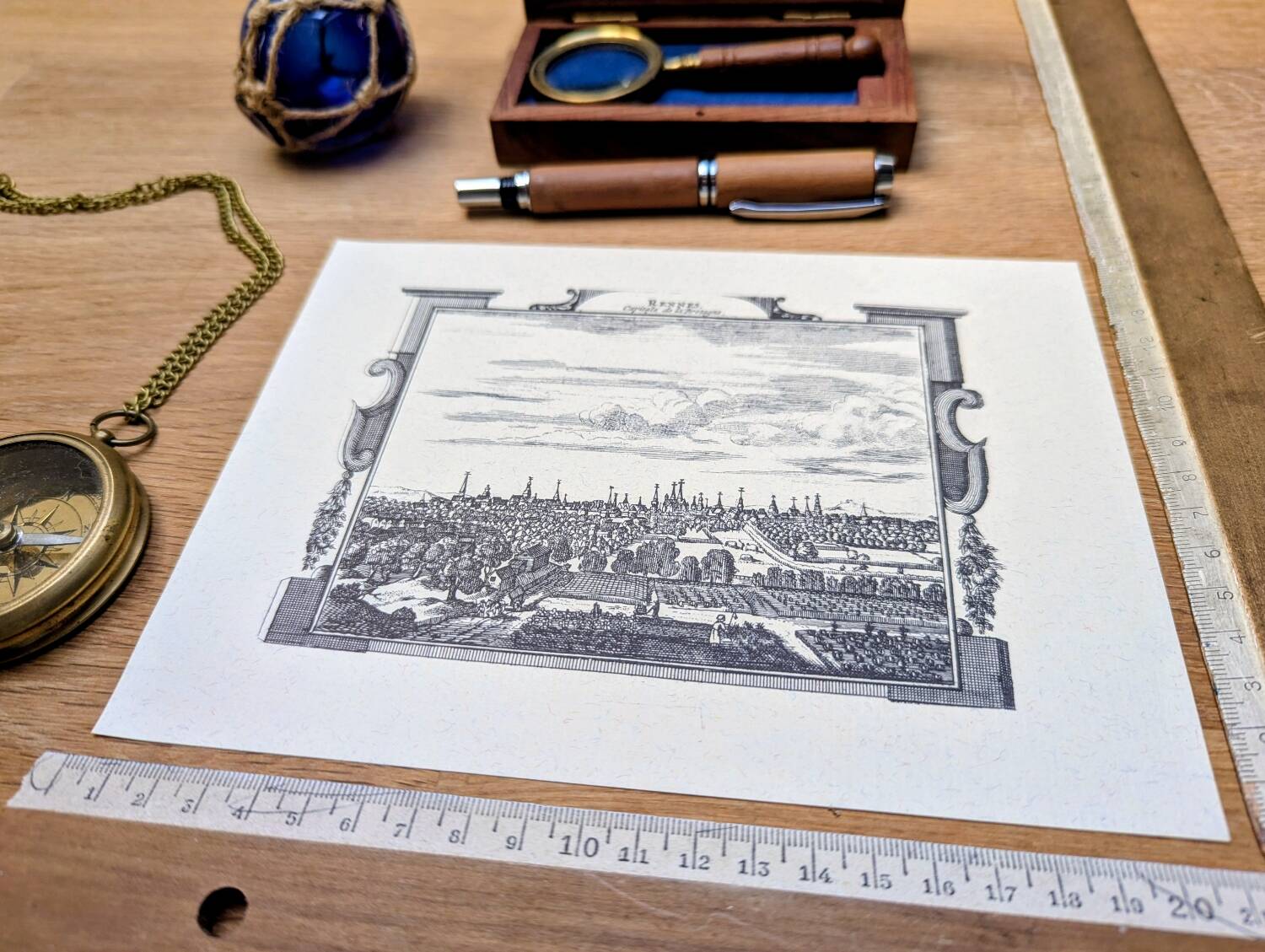 Printed in 1970, Rennes, Brittany.