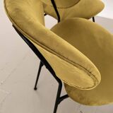 Italian Reupholstered Lounge Chairs, Set of 4pcs.
