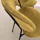 Chaises longues italiennes rembourrées, ensemble de 4 pièces.