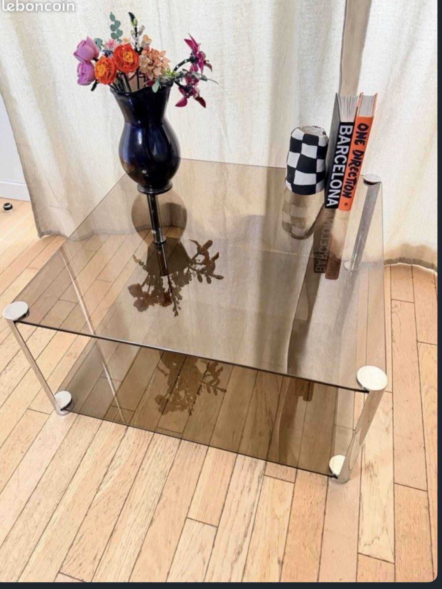 Table basse Ari Colombo années 70