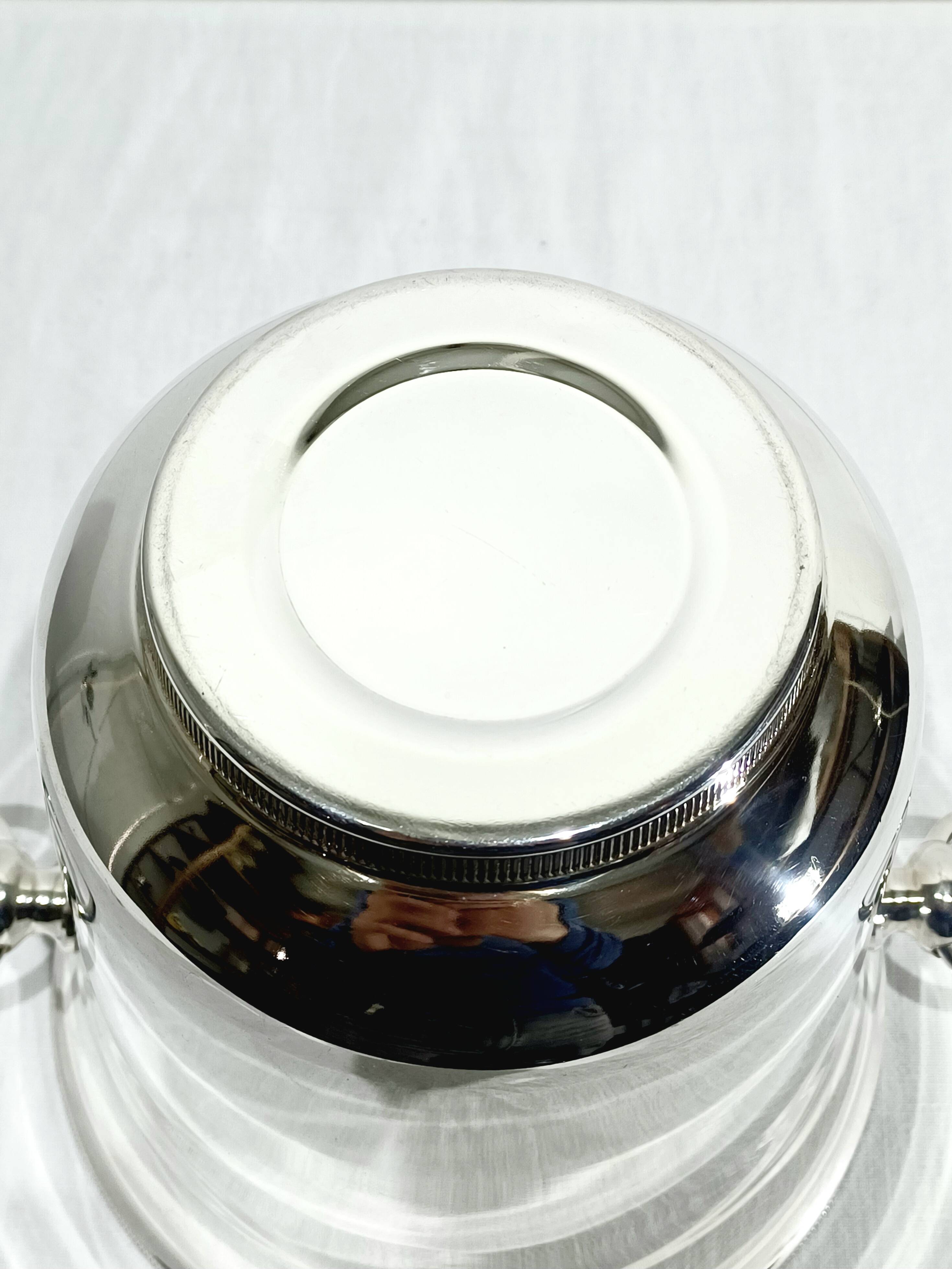Silver-plated champagne bucket