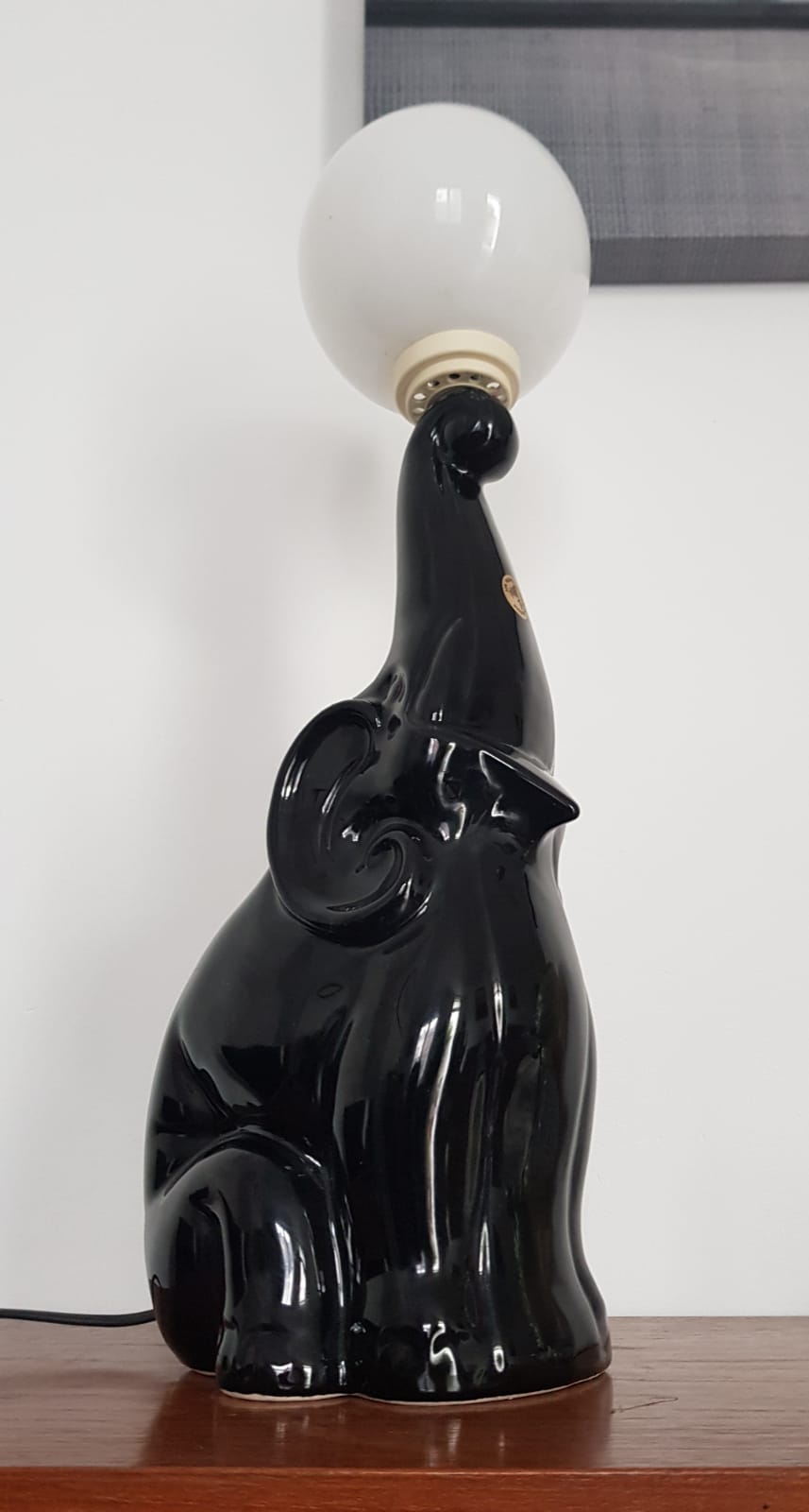 Ceramic lamp Delft 1980