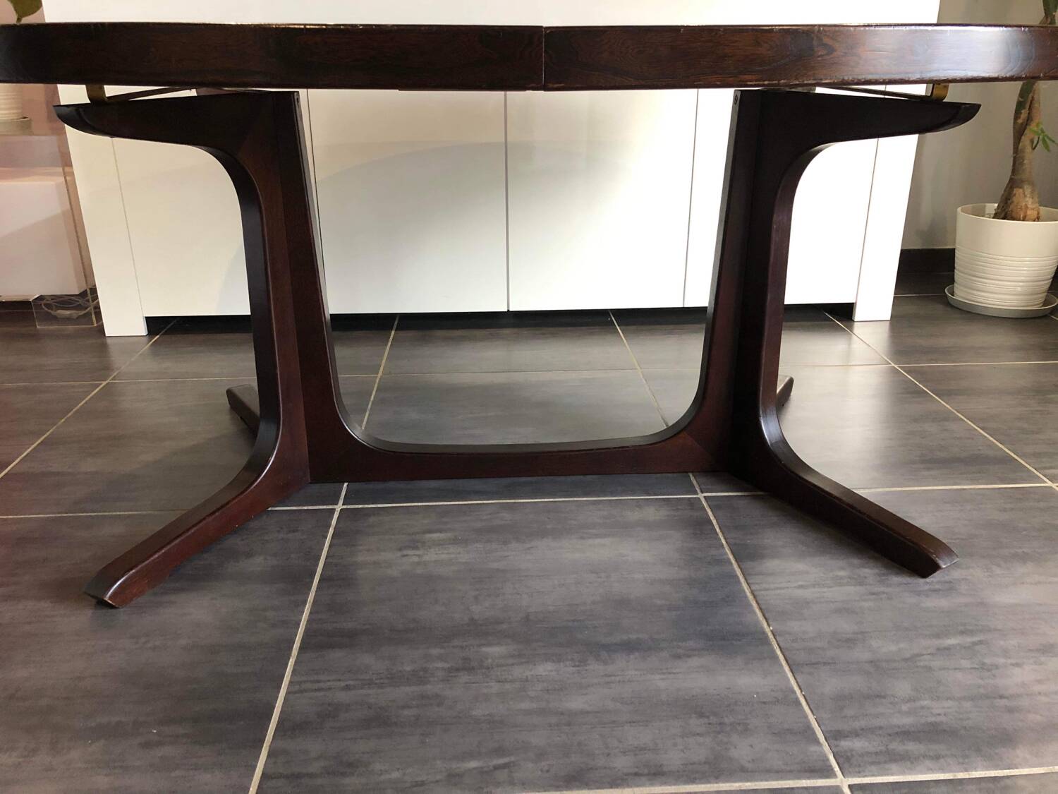 Vintage Baumann extendable table 1970s