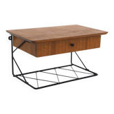 Console murale scandinave en teck, Suède, 1960